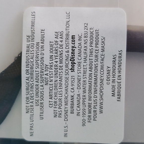 Disney Store Spider-Man Fabric Face Mask - Picture 3 of 4